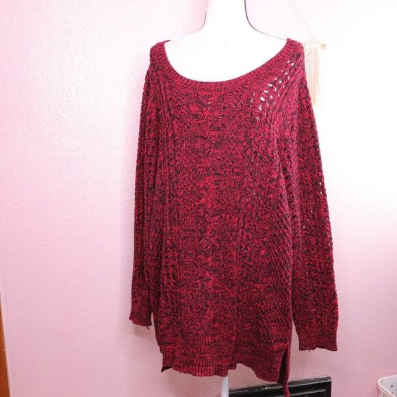 Torrid | Crochet Knit‎ Scoop Neck Sweater 3 - Picture 2 of 7